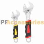 Topzone 10 8 Inch Heav Duty Heat Treated Laser Marked Metric Adjustable Wrench Set 788012347961