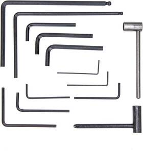 Tu-317 Tutuxio 13pcs Guitar Allen Wrench Set Includes 7mm And 8mm Truss Rod Hex Box Wrenches