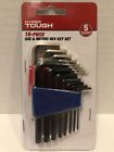 Tw40044z Hyper Tough Allen Wrench Hex Key Set Metric Sae Standard