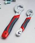 Unbranded 2 Pc Adjustable Quick Snap N Rubberized Grip Wrench Universal Nut Bolt Tool Set 707569092964