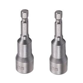 Ut190706s-0014 Utoolmart 1/4 Inch Quick-change Hex Shank 12mm Magnetic Nut Setter 2pcs Grey
