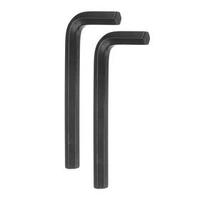 Uxcell 601968157951 2 Pack 7/16 Inch Hex Key Wrench Cr-v L-shape Hexagon Sae Wrenches Black