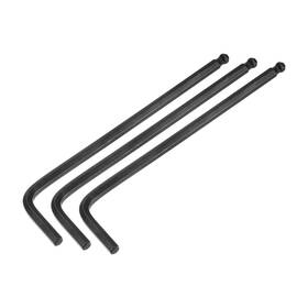 Uxcell 601968940225 3pcs 5mm Metric L Shaped Long Arm Ball End Hex Key Wrench