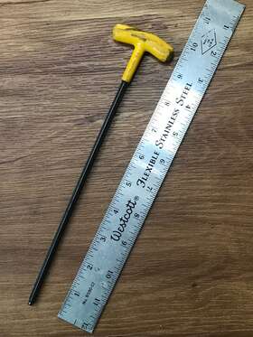Uxcell 609876946414 5mm Extra Long Arm T-handle Hex Key Wrench Rounded Tip