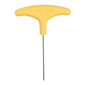 Uxcell 614462509287 T-handle Hex Key Wrench 1.5mm Metric Long Arm Yellow T-key Hexagon
