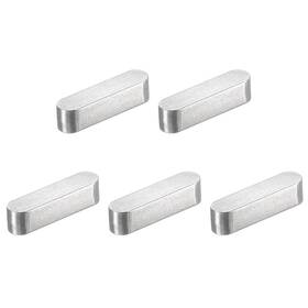Uxcell 639664605421 5pcs Round Ended Feather Key 5x5x20mm Parallel Drive Shaft Stock