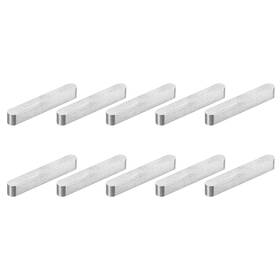 Uxcell 639664605636 10pcs Round Ended Feather Key 5x5x35mm Parallel Drive Shaft Stock