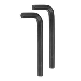 Uxcell 640283254976 2pcs Hex Key Wrench 7/16 Inch Cr-v L-shape Hexagon Sae Wrenches Black