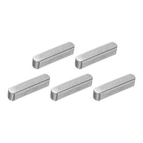 Uxcell 672668572672 5pcs Round Ended Feather Key 3x3x14mm Carbon Steel Parallel Drive Shaft Keys