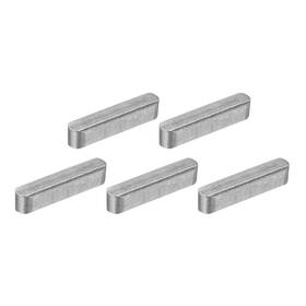 Uxcell 672668575307 5pcs Round Ended Feather Key 5x5x25mm Carbon Steel Parallel Drive Shaft Keys
