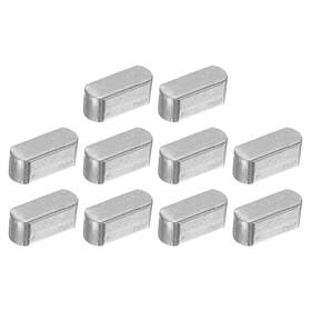 Uxcell 672668578551 10pcs Round Ended Feather Key 4x4x10mm Carbon Steel Parallel Drive Shaft Keys