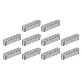 Uxcell 672668578711 10pcs Round Ended Feather Key 5x5x20mm Carbon Steel Parallel Drive Shaft Keys