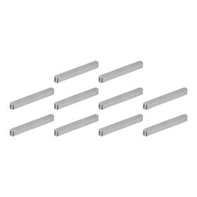 Uxcell 672668578759 10pcs Round Ended Feather Key 5x5x45mm Carbon Steel Parallel Drive Shaft Keys