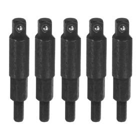 Uxcell 672668688052 5pcs 1/4 Inch Square Service Wrench Hex Key Adapter For 3/16 5/16 Valves