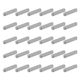 Uxcell 676766962779 30pcs Round Ended Feather Key 30x5x5mm Drive Shaft Parallel Keys
