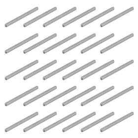 Uxcell 676766962892 30pcs Round Ended Feather Key 50x3x3mm Drive Shaft Parallel Keys
