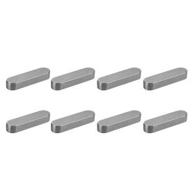 Uxcell 676766962953 8pcs Round Ended Feather Key 50x12x8mm Drive Shaft Parallel Keys