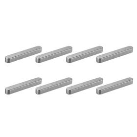 Uxcell 676766963158 8pcs Round Ended Feather Key 70x10x8mm Drive Shaft Parallel Keys