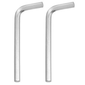 Uxcell 678202274316 2pcs Hex Key Wrench 6mm Stainless Steel L-shape Hexagon Metric Wrenches