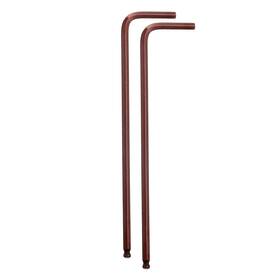 Uxcell 678202597453 2pcs Ball End Hex Key Wrench 7/64 Inch Long Arm S2 Steel L-shape Hexagon Wrenches
