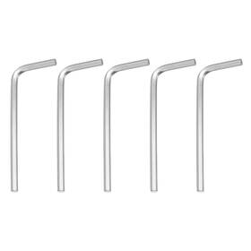 Uxcell 678202812679 5pcs Hex Key Wrench 7/64 Inch L-shape Hexagon Sae Wrenches Silver