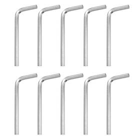 Uxcell 678202812815 20pcs Hex Key Wrench 3/16 Inch L-shape Hexagon Sae Wrenches Silver