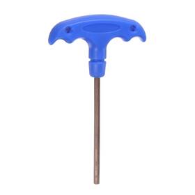 Uxcell 718844863223 H4 T-handle Hex Key Wrench 4mm S2 Steel T-key Inner Hexagon Spanner