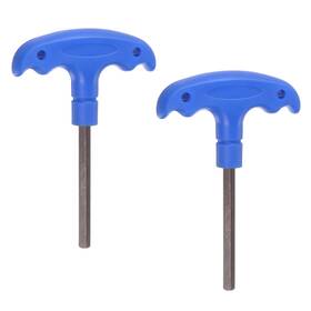 Uxcell 718844863292 2pcs H6 T-handle Hex Key Wrench 6mm S2 Steel T-key Inner Hexagon Spanner