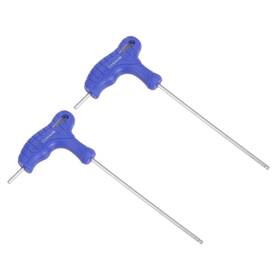 Uxcell 724708349499 2.5mm Ball End Hex Key T-handle Wrench Spanner Metric Cr-v Steel 2pcs