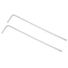 40cr Uxcell 724708702126 2pcs 3/32 Inch Ball End Hex Key Wrench L Shaped Long Arm Repairing Tool Sae