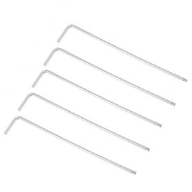 40cr Uxcell 724708702133 5pcs 3/32 Inch Ball End Hex Key Wrench L Shaped Long Arm Repairing Tool Sae