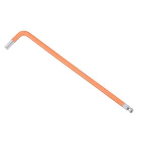 Uxcell 724708879477 5mm Ball End Hex Key Wrench L Shaped Long Arm S2 Steel Repairing Tool Orange