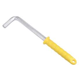 Uxcell 724708879774 14mm Hex Key Wrench L Shaped Long Arm Cr-v Repairing Tool With Plastic Handle