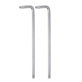 Uxcell 726215456103 2pcs T30 Tamper Proof Torx Key Wrench L Shape 6.34 Inch Long Arm High Carbon Steel