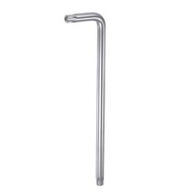 Uxcell 726215456172 T55 Tamper Proof Torx Key Wrench L Shape 9.76 Inch Long Arm High Carbon Steel