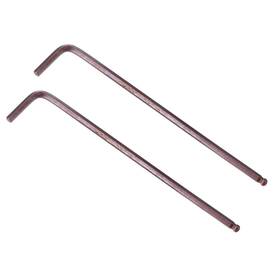 Uxcell 743151289824 2pcs 4mm Ball End Hex Key Wrench L Shaped Arm S2 Steel Repairing Tool