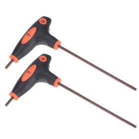 Uxcell 745065533178 2pcs 3mm Ball End Hex Key T-handle Wrench Spanner Metric S2 Steel