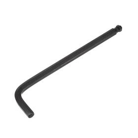 Uxcell 766549122107 8mm Ball End Hex Key Wrench L Shaped Long Arm Cr-v Repairing Tool Black