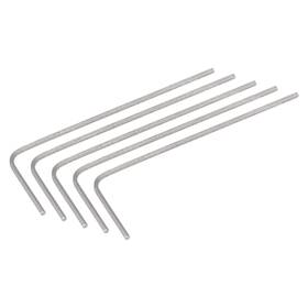 Uxcell 782685031707 5pcs 0.7mm Hex Key Wrench L Shaped Cr-v Repairing Tool