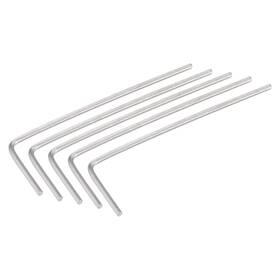 Uxcell 782685031714 5pcs 0.9mm Hex Key Wrench L Shaped Cr-v Repairing Tool