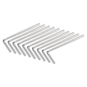 Uxcell 782685031738 10pcs 2.5mm Hex Key Wrench L Shaped Cr-v Repairing Tool