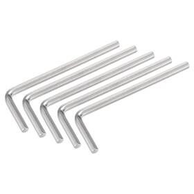Uxcell 782685031745 5pcs 3mm Hex Key Wrench L Shaped Cr-v Repairing Tool