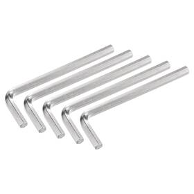 Uxcell 782685031752 5pcs 4mm Hex Key Wrench L Shaped Spanner Cr-v Steel Hand Tool