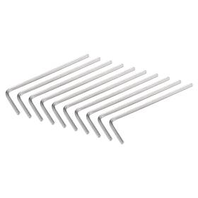 Uxcell 782685031837 10pcs 1/16 Inch Hex Key Wrench L Shaped Cr-v Repairing Tool