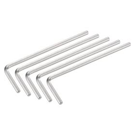 Uxcell 782685031844 5pcs 5/64 Inch Hex Key Wrench L Shaped Cr-v Repairing Tool