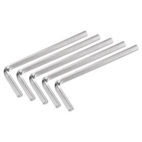 Uxcell 782685031875 5pcs 5/32 Inch Hex Key Wrench L Shaped Cr-v Repairing Tool