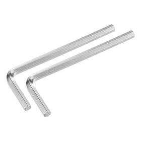 Uxcell 782685031882 2pcs 3/16 Inch Hex Key Wrench L Shaped Cr-v Repairing Tool