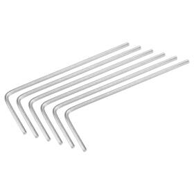 Uxcell 782685074049 6pcs 1.3mm Hex Key Wrench L Shaped Long Arm Cr-v Repairing Tool