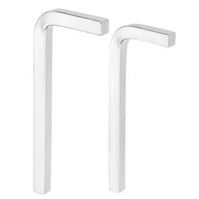 Uxcell 783243061686 2pcs L-shaped Square Head Wrenches Keys 7/8mm 4 Point Metric