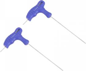 A22021900ux0019 Uxcell 1.5mm Ball End Hex Key T-handle Wrench Spanner Metric Cr-v Steel 2 Pcs